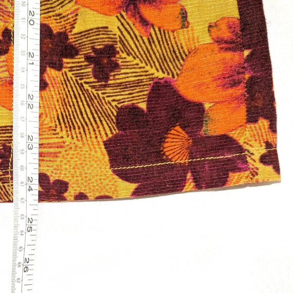 NWT Urban Outfitters | Linen Blend Sweet On You Gold Floral Mini Dress | Small - Picture 12 of 12